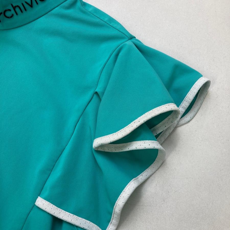 archivio（アルチビオ） ラッフルスリーブ 半袖Tシャツ グリーン系 40