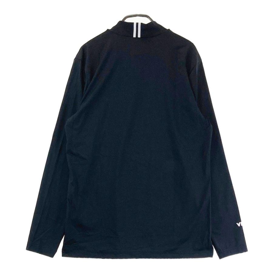 サイズ：L ANEW GOLF アニューゴルフ  ハイネック 長袖Tシャツ  ブラック系 [240101737352] ゴルフウェア メンズ ストスト ANEW GOLF アニューゴルフ ハイネック 長袖Tシャツ ブラック系 L