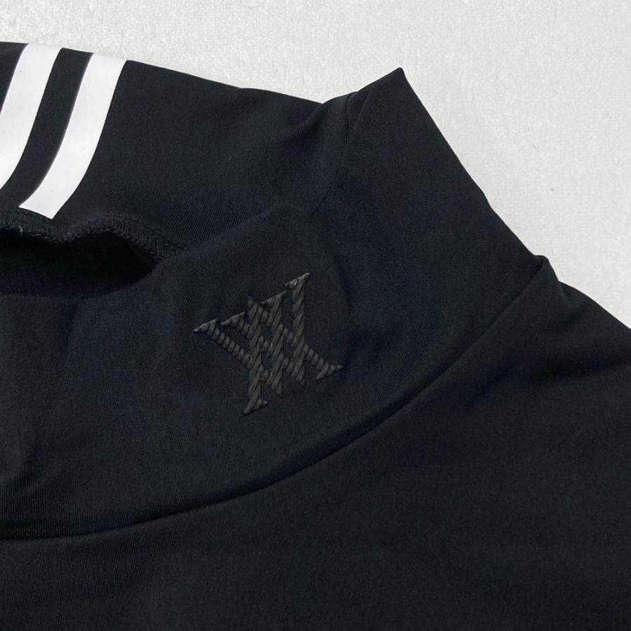 ANEW GOLF アニューゴルフ ハイネック 長袖Tシャツ ブラック系 L