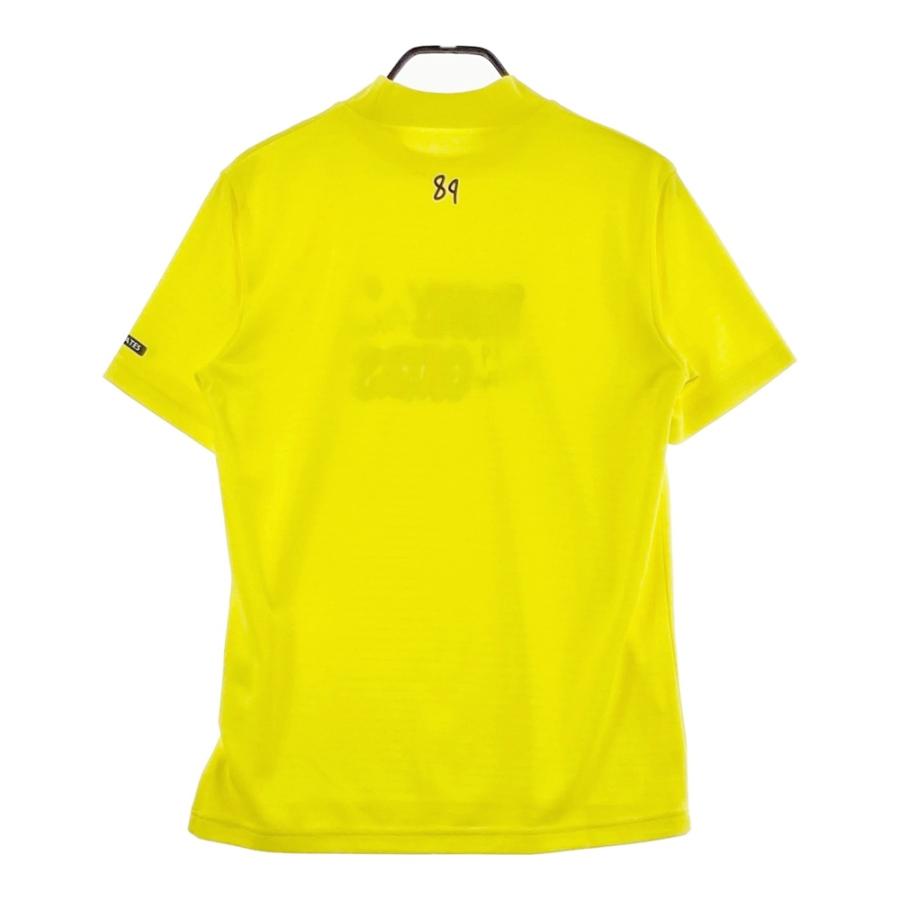 サイズ：5 PEARLY GATES パーリーゲイツ 2024年モデル ハイネック 半袖Tシャツ PGスマイル  イエロー系 [240101737805] ゴルフウェア メンズ ストスト PEARLY GATES（パーリーゲイツ） 2024年モデル ハイネック 半袖Tシャツ