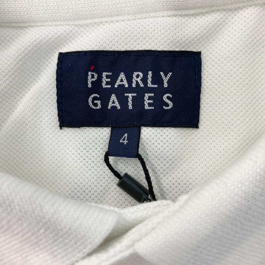 新品】PEARLY GATES パーリーゲイツ 半袖ポロシャツ ホワイト系 4