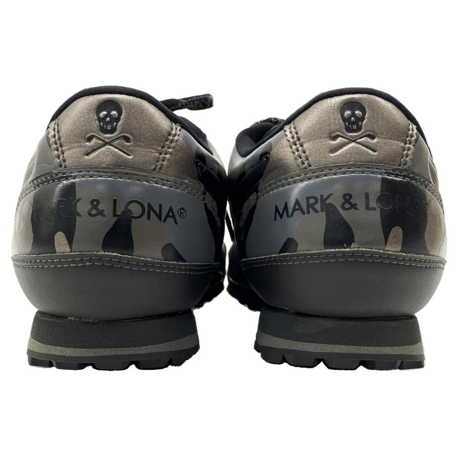 MARK&LONA マークアンドロナ 1113A026 ×asics スパイクレス ゴルフシューズ カモフラ 迷彩柄 ブラック系 25 [240101737943] ゴルフウェア メンズ ストスト MARK&LONA（マークアンドロナ） 1113A026 ×asics スパイクレス ゴルフ