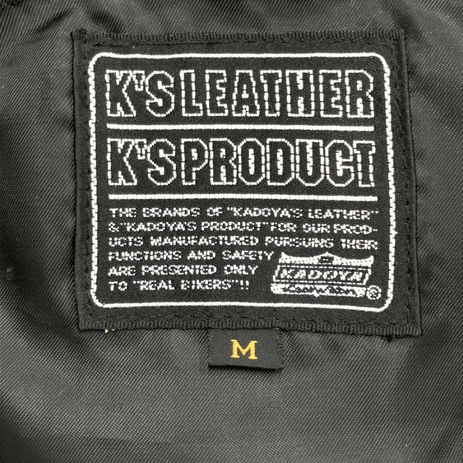 KADOYA カドヤ K'S LEATHER 牛革 シングル ライダースジャケット