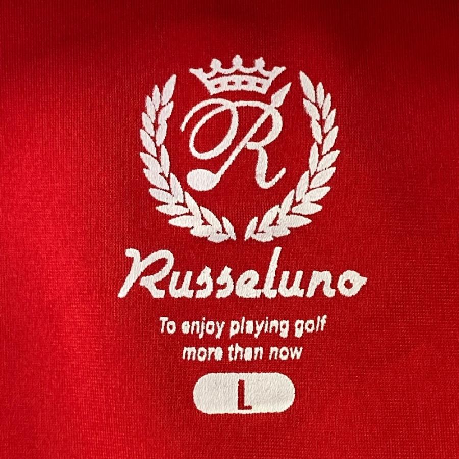 Russeluno（ラッセルノ） ハイネック 長袖Tシャツ レッド系 L ゴルフ