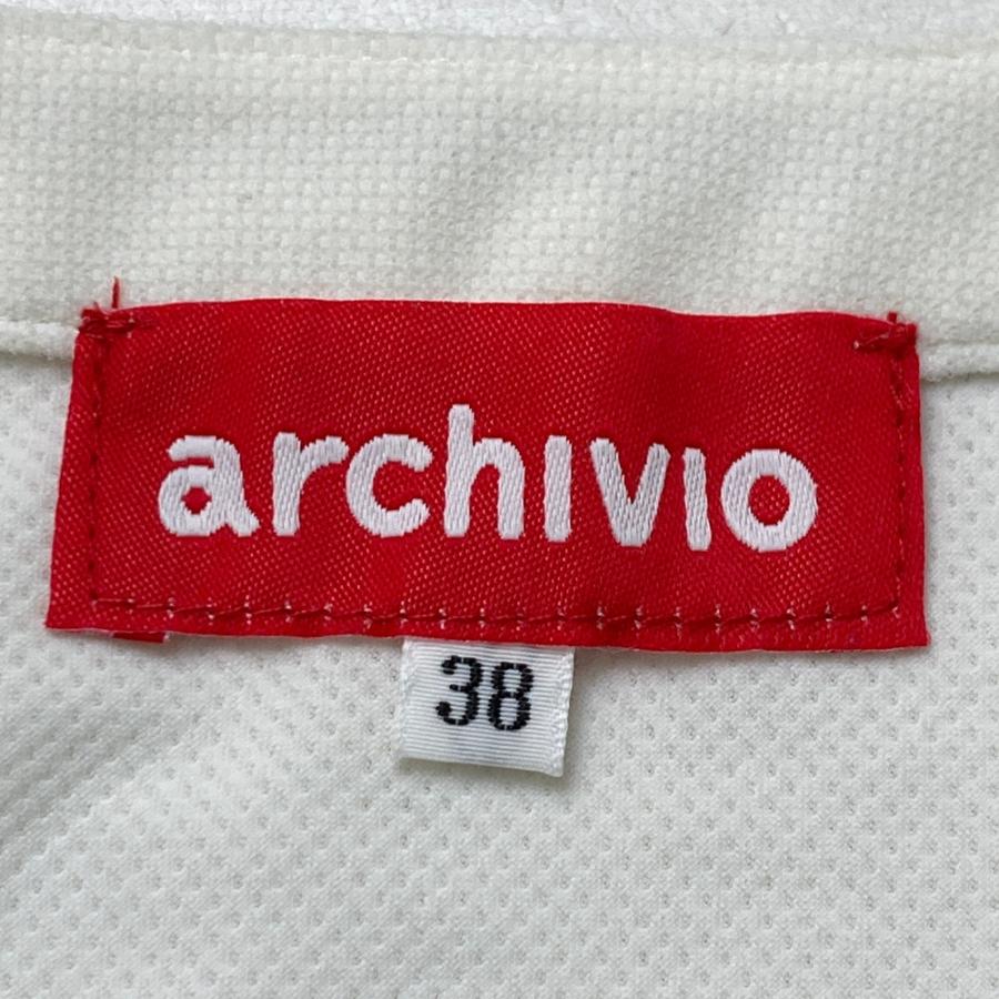 ARCHIVIO アルチビオ メッシュジップジャケット ブラック系 38 ゴルフ