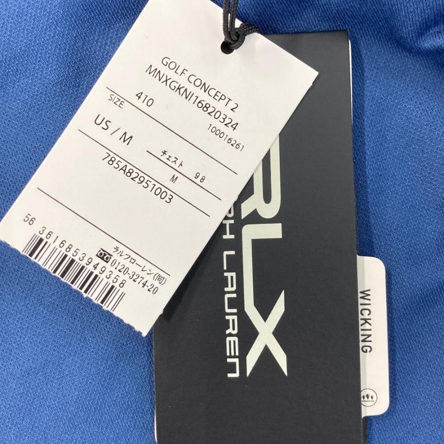 RLX 【新品】RLX ラルフローレン タートルネック 長袖Tシャツ ネイビー