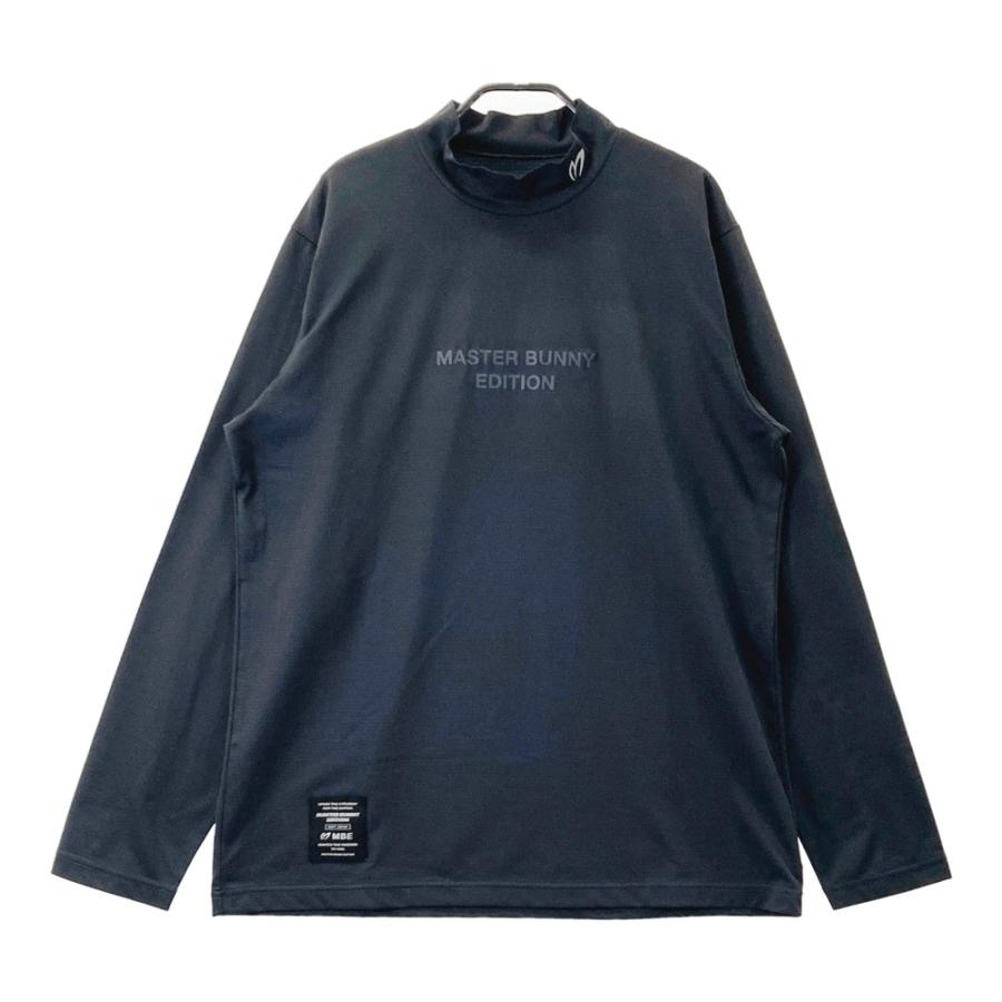サイズ：6 MASTER BUNNY EDITION マスターバニーエディション 2025年モデル ハイネック 長袖Tシャツ  グレー系 [240101738759] ゴルフウェア メンズ ストスト MASTER BUNNY EDITION マスターバニーエディション 2025年モデル