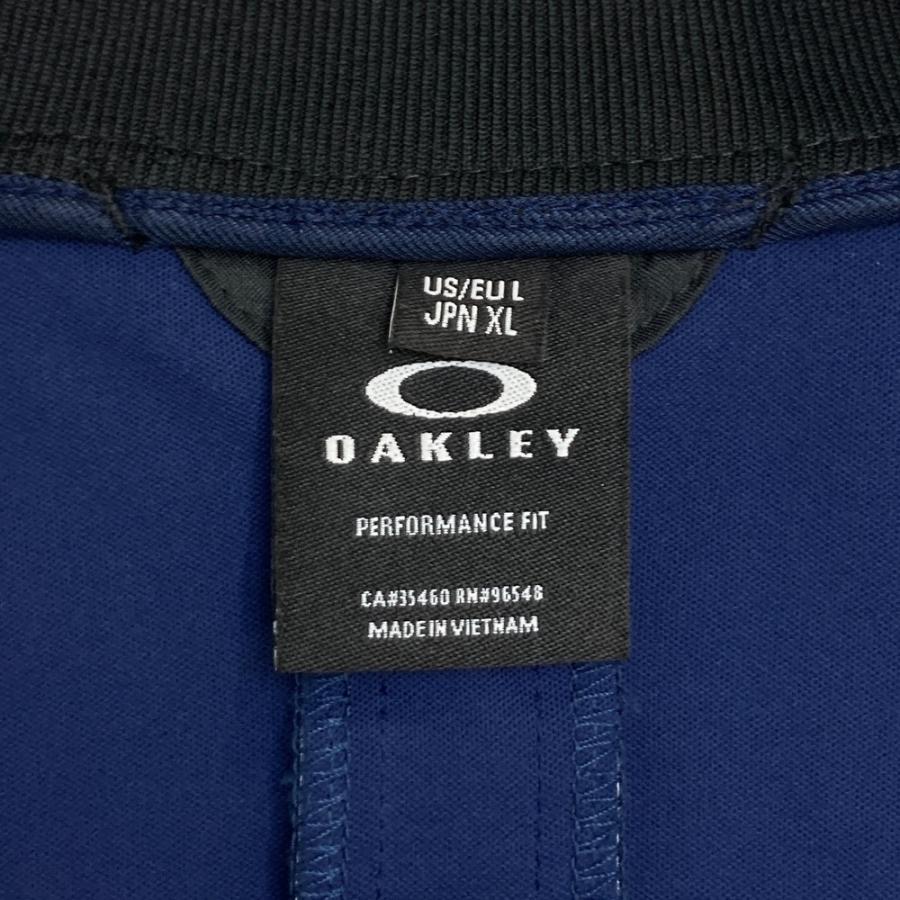 OAKLEY ゴルフジャケット ネイビーメンズ XL OAKLEY（オークリー） ジップジャケット スカル ネイビー系 XL ゴルフ
