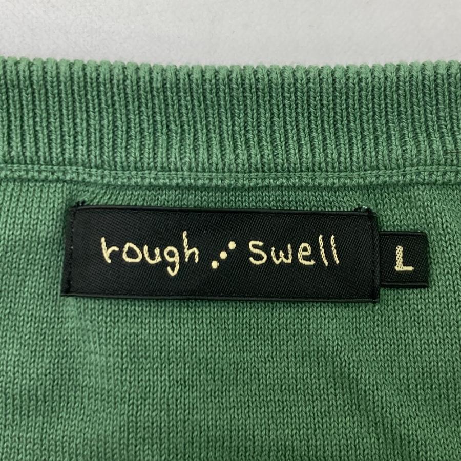 ROUGH&SWELL ラフアンドスウェル 長袖ニットセーター グリーン系 L