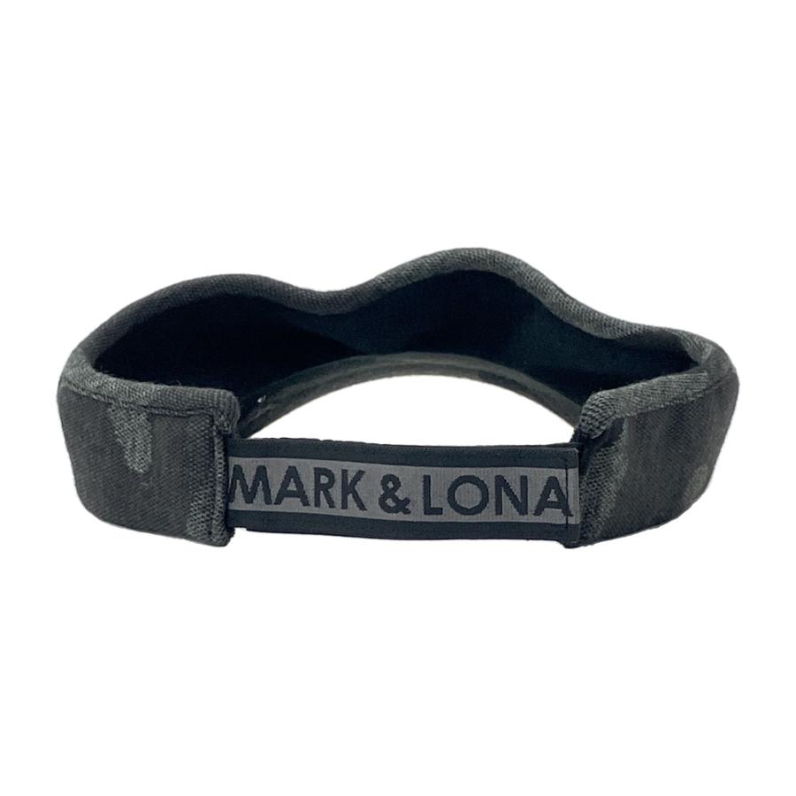 MARK&LONA マークアンドロナ サンバイザー カモフラ柄 グレー系 FREE