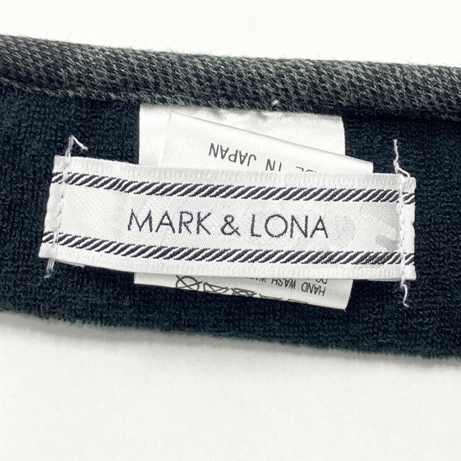 MARK&LONA マークアンドロナ サンバイザー カモフラ柄 グレー系 FREE