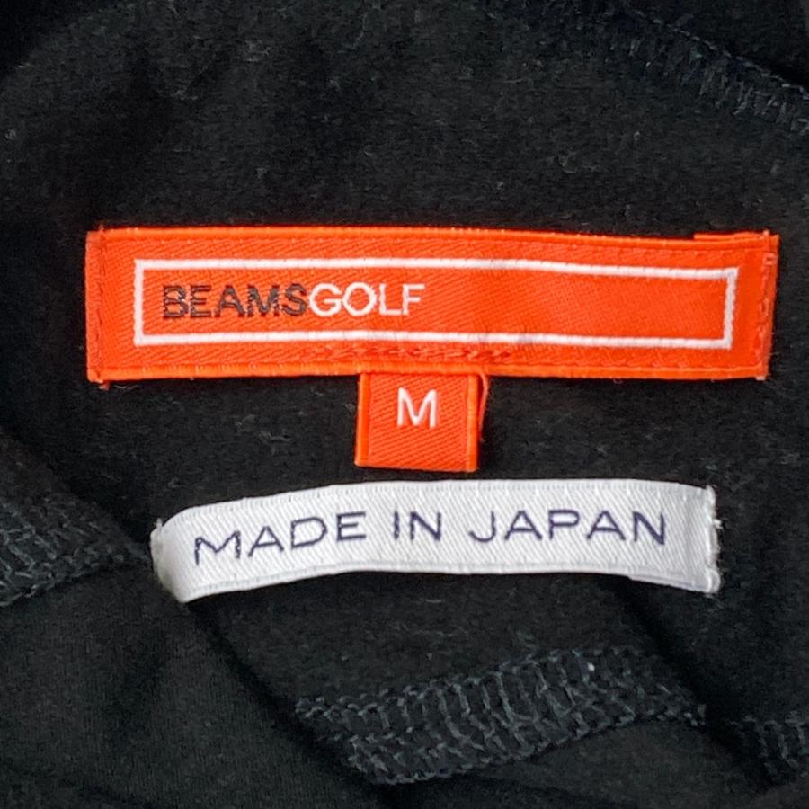 サイズ：XL BEAMS GOLF ビームスゴルフ  起毛 タートルネック 長袖Tシャツ  ホワイト系 [240101415936] ゴルフウェア メンズ ストスト BEAMS GOLF ビームスゴルフ 起毛 タートルネック 長袖Tシャツ ブラック