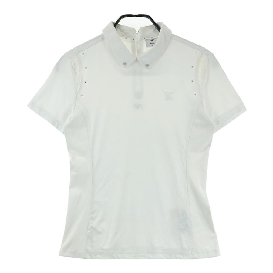 ANEW GOLF ホワイト ポロシャツ M メンズ ANEW GOLF ホワイト