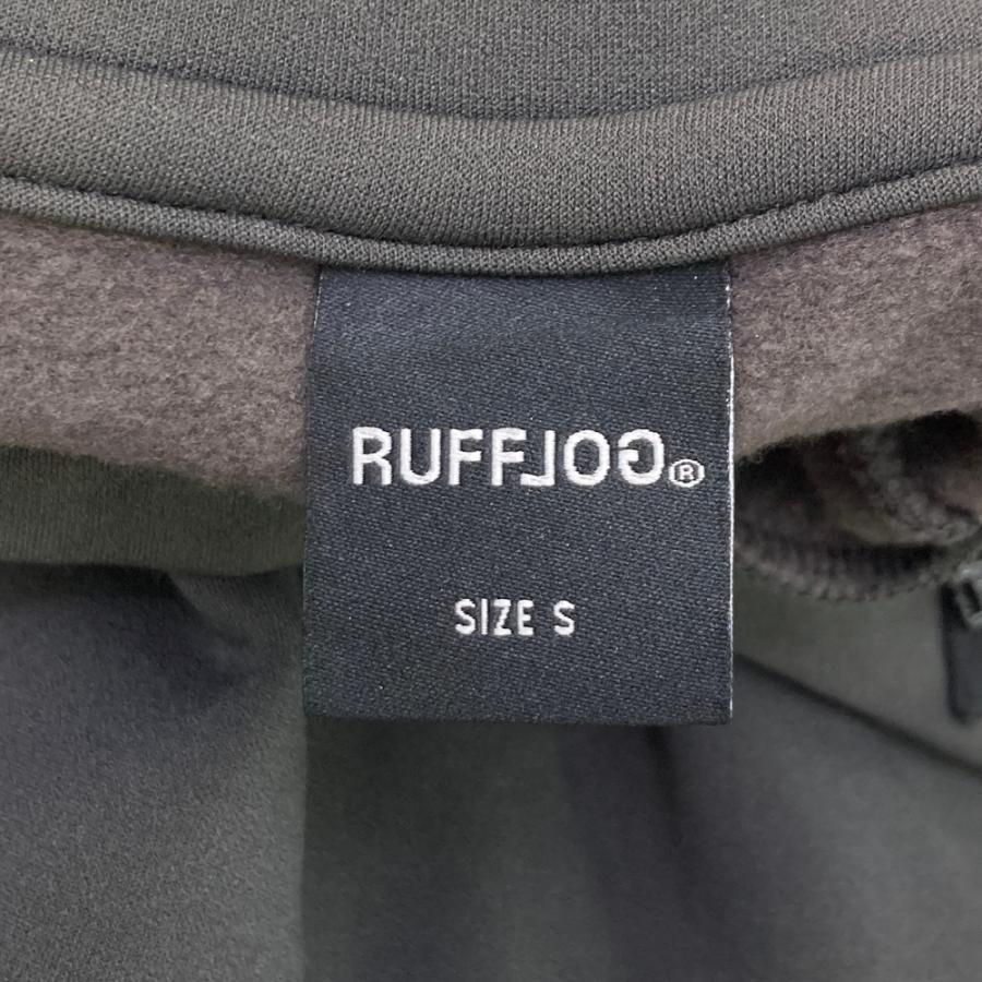 サイズ：S RUFFLOG ラフロッグ 2024年モデル ハイネック スウェットトレーナー 裏起毛  グレー系 [240101742761] ゴルフウェア メンズ ストスト RUFFLOG（ラフロッグ） 2024年モデル ハイネック スウェットトレーナー