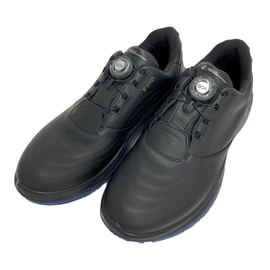 ecco エコー 132274 01001 ゴルフシューズ  LT1 BOA  ブラック系 40 [240101743081] ゴルフウェア メンズ ストスト ecco（エコー） 【美品】ecco 132274 01001 ゴルフシューズ LT1 BOA