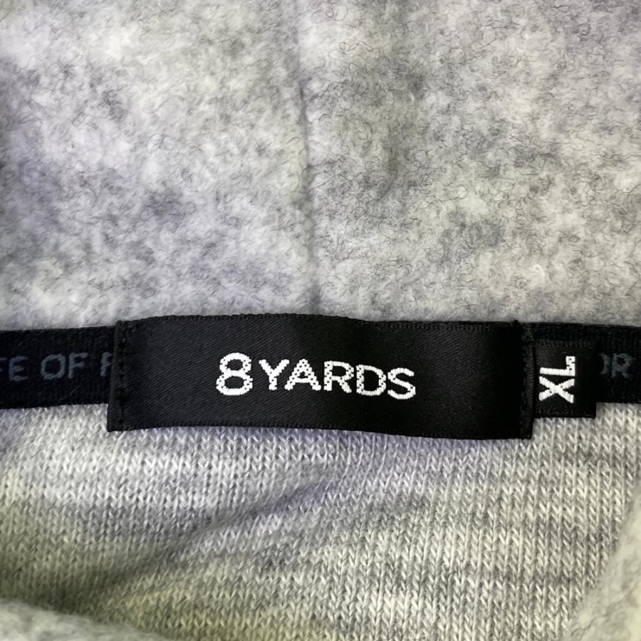 8YARDS ハチヤーズ フリースパーカー グレー系 XL ゴルフウェア メンズ
