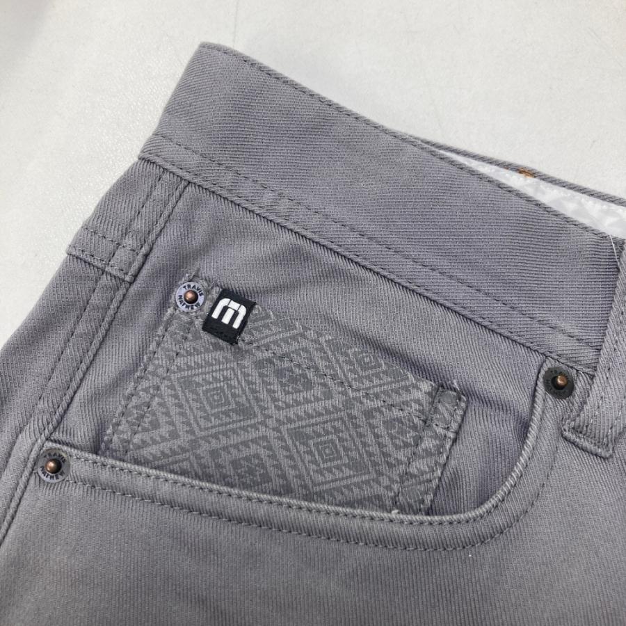 新品 トラヴィスマシュー パンツ ストレッチ グレー チェック 春夏用 TRAVISMATHEW トラビスマシュー ストレッチパンツ グレー系 M ゴルフ