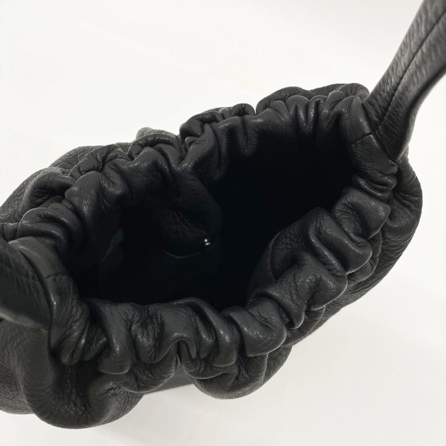 Aeta AETA/アエタ レザー ショルダーバッグ ブラック系 : ブランド古着