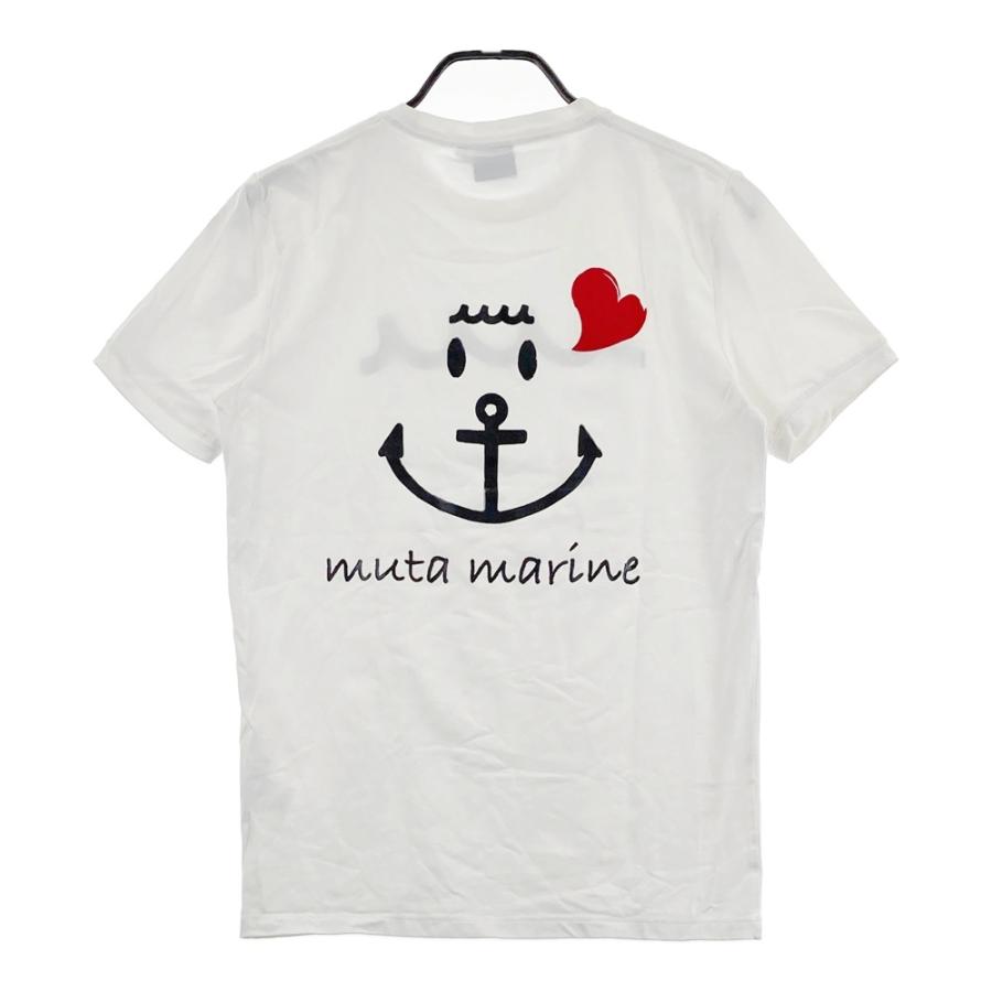 muta MARINE Tシャツ ホワイト サイズ4 muta MARINE（ムータマリン） 半袖Tシャツ ホワイト系 4 ゴルフウェア