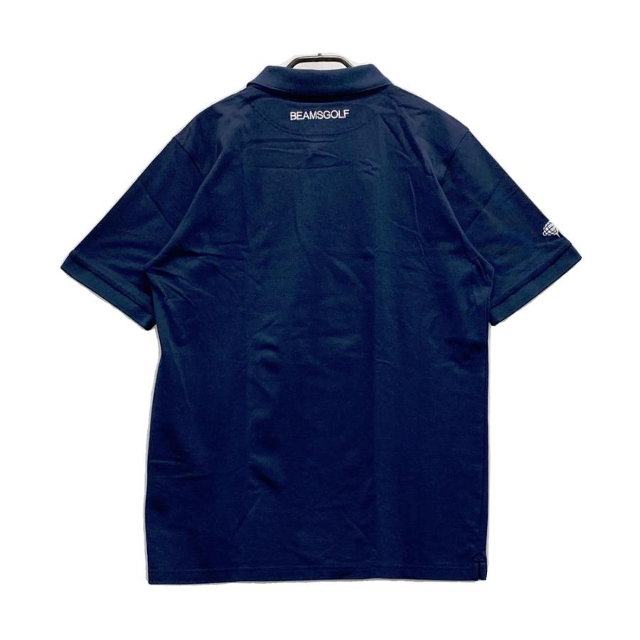 BEAMS GOLF（ビームス ゴルフ） 半袖ポロシャツ ネイビー系 L ゴルフ