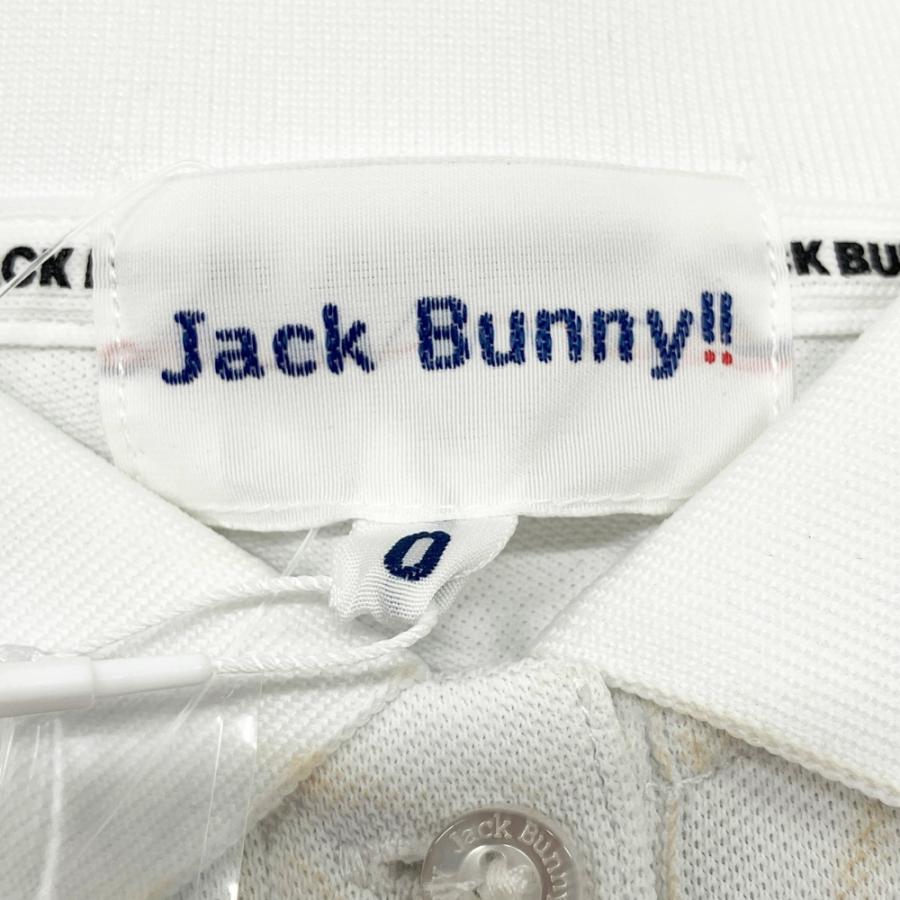 タグ付き未使用Jack Bunny ポロワンピース ホワイト サイズ1 Jack Bunny!!（ジャックバニー） JACK BUNNY 半袖ポロワンピース