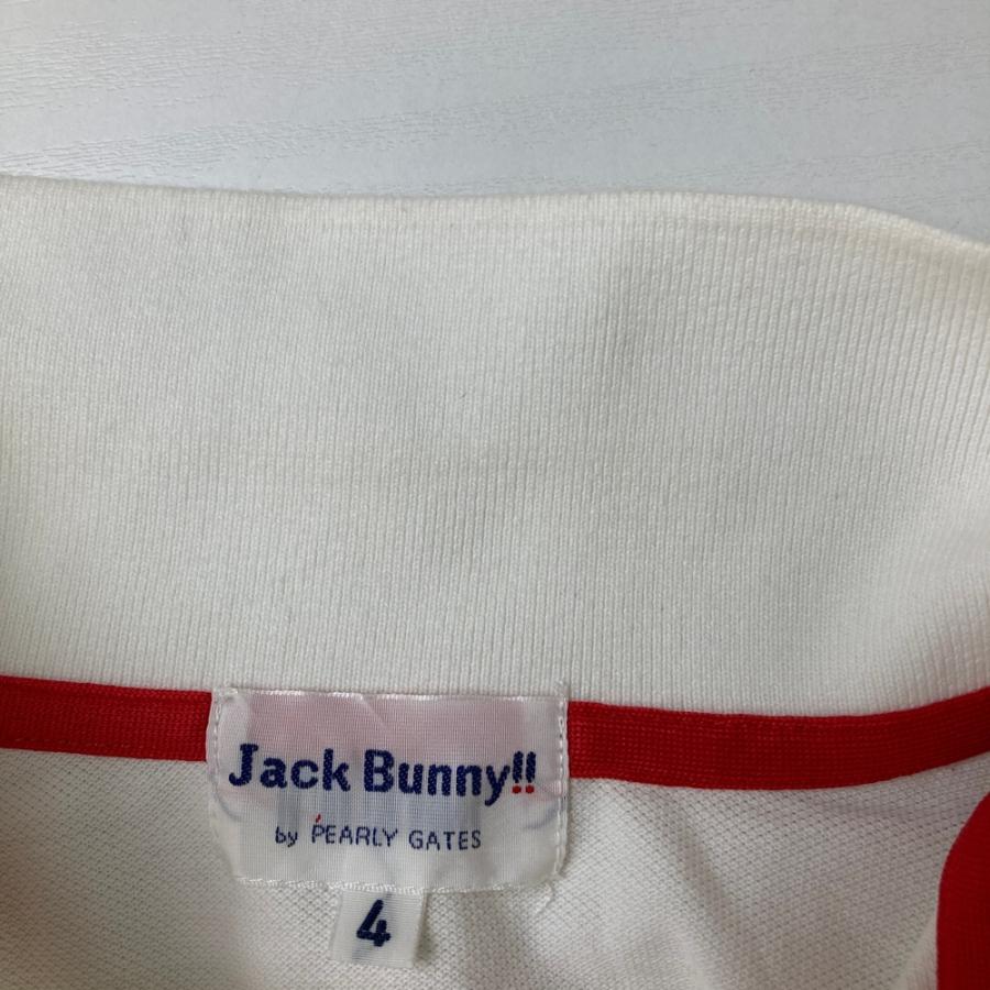 Jack Bunny!!（ジャックバニー） JACK BUNNY 半袖ポロシャツ ホワイト