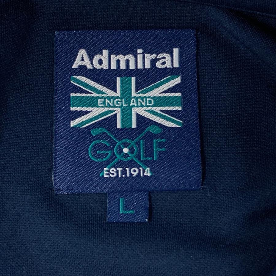 Admiral GOLF メンズ ゴルフ ジップアップ ジャケット ネイビー Admiral（アドミラル） ジップジャケット ネイビー系 L ゴルフウェア