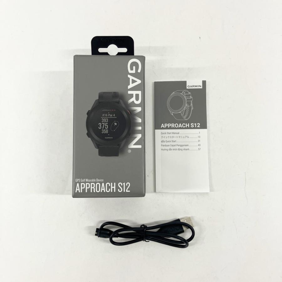 中古GARMIN Approach S12 GPSゴルフウォッチ GARMIN（ガーミン） Approach S12 GPSナビ ゴルフウォッチ ブラック系