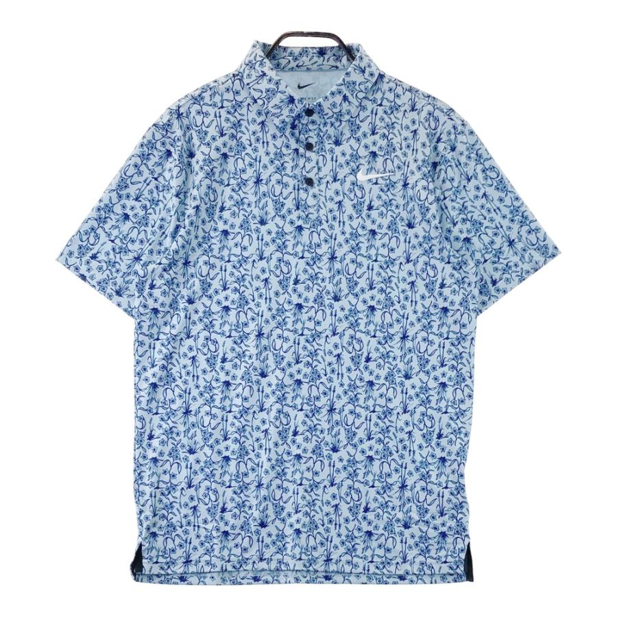 NIKE ゴルフウェア ポロシャツ 花柄 メンズ M NIKE（ナイキ） 【新品】NIKE GOLF ナイキゴルフ 半袖ポロシャツ 花柄