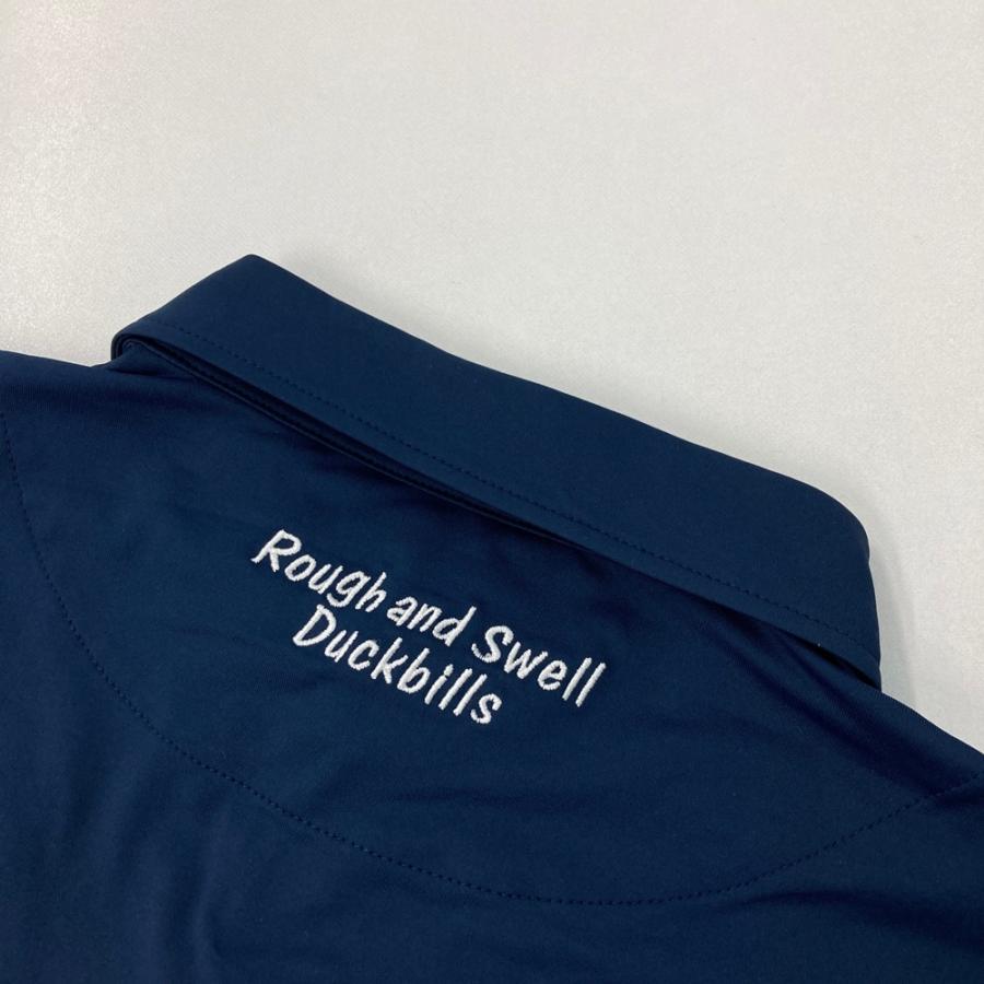 rough&swell ラフアンドスウェル 半袖ポロシャツ M ネイビー ラフ&スウェル（rough&swell） 【新品】ROUGH&SWELL ラフアンド