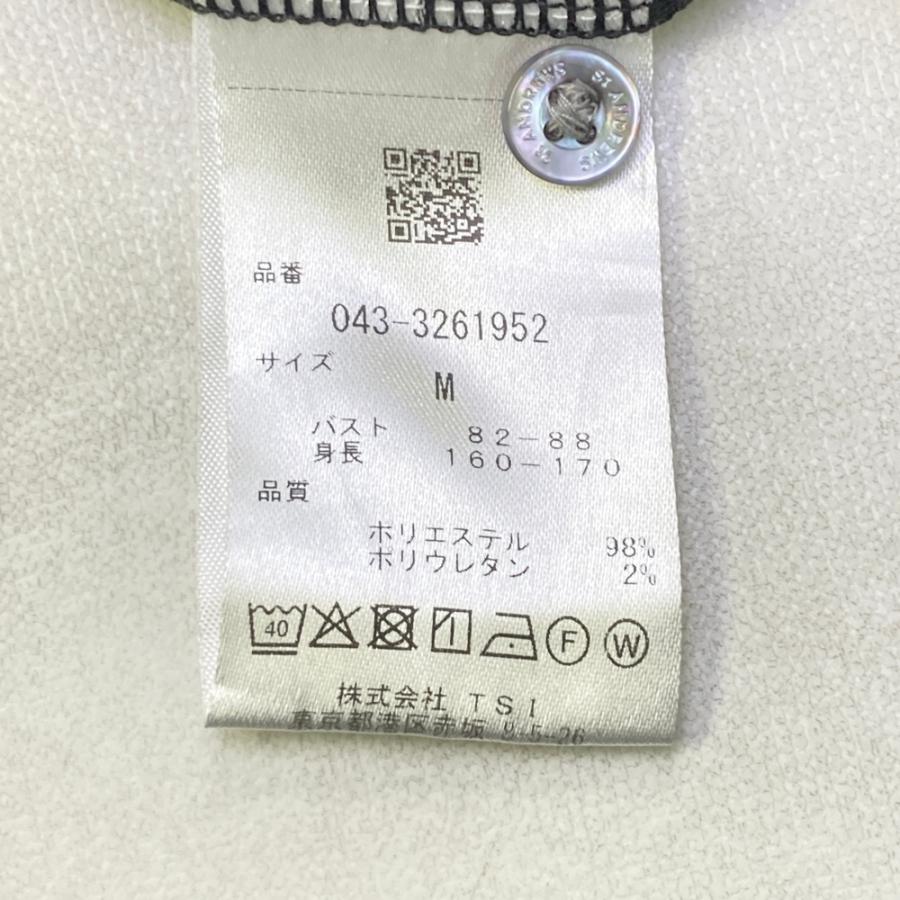 St ANDREWS セントアンドリュース 長袖ポロシャツ 総柄 ブラック系 M