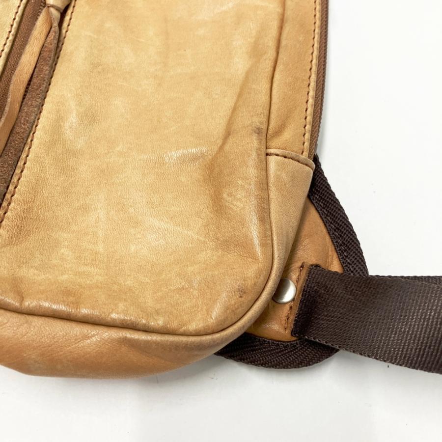 KUSHITANI クシタニ 2way レザーホルスター レッグバッグ ブラウン系