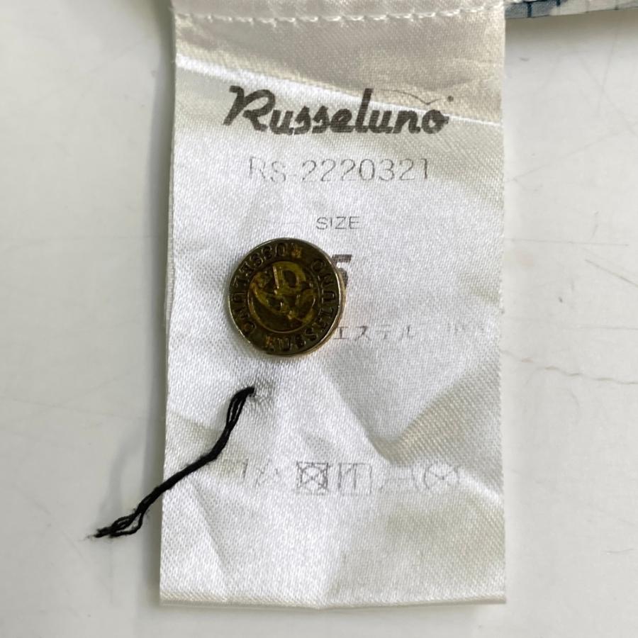 RUSSELUNO ラッセルノ 半袖シャツ 総柄 ホワイト系 5 ゴルフウェア