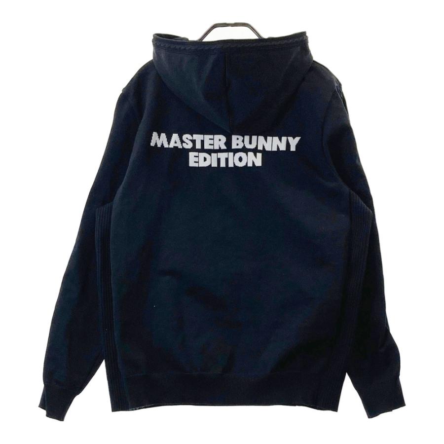 マスターバニー　パーカー　黒　ニット MASTER BUNNY EDITION（マスターバニーエディション） ニットパーカー