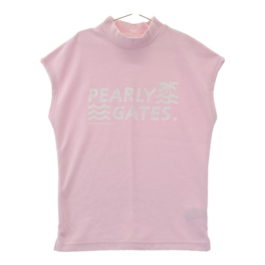 PEARLY GATES パーリーゲイツ ハイネック フレンチスリーブTシャツ