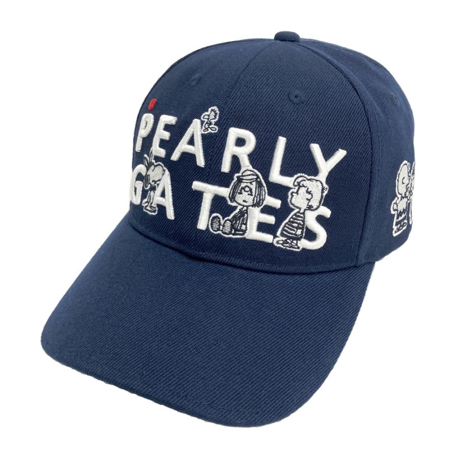 はつがげ〜んまい 様　PEARLY GATES スヌーピー キャップ ネイビー PEARLY GATES（パーリーゲイツ） 【新品】PEARLY GATES PEANUTS