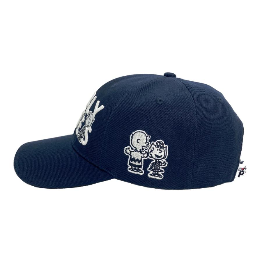 はつがげ〜んまい 様　PEARLY GATES スヌーピー キャップ ネイビー PEARLY GATES（パーリーゲイツ） 【新品】PEARLY GATES PEANUTS