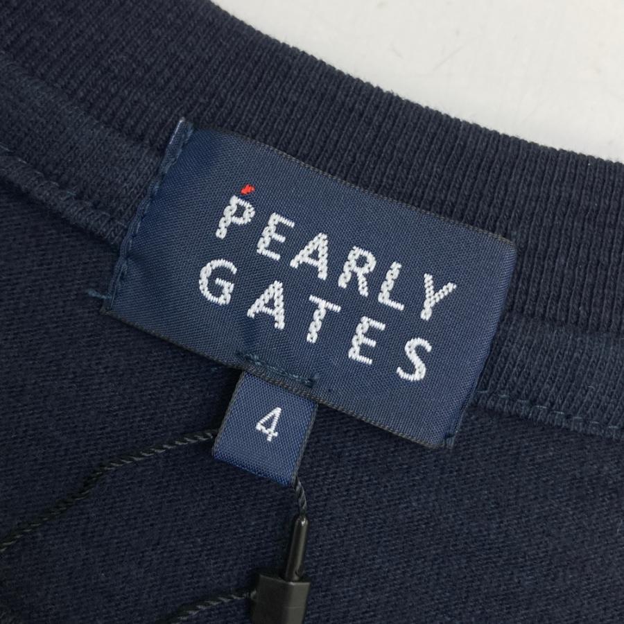 美品】PEARLY GATES パーリーゲイツ 半袖Tシャツ ニコちゃん ネイビー