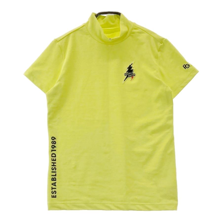 PEARLY GATES パーリーゲイツ ハイネック 半袖Tシャツ PGスマイル