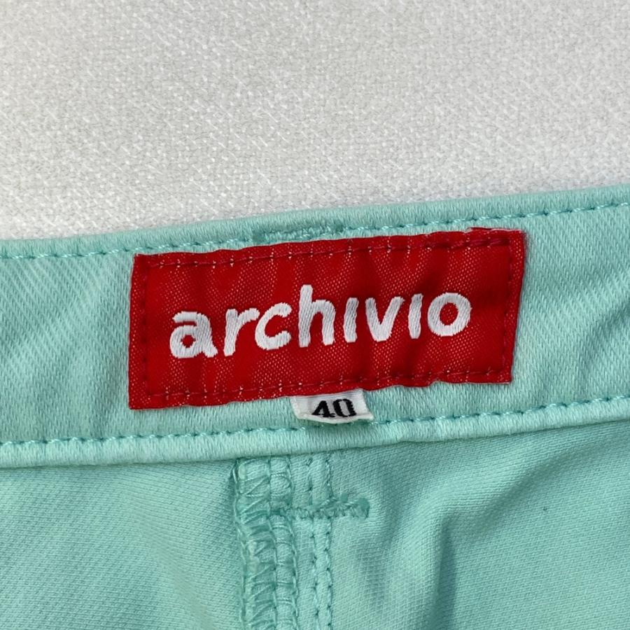 ARCHIVIO アルチビオ ストレッチパンツ ブルー系 40 ゴルフウェア