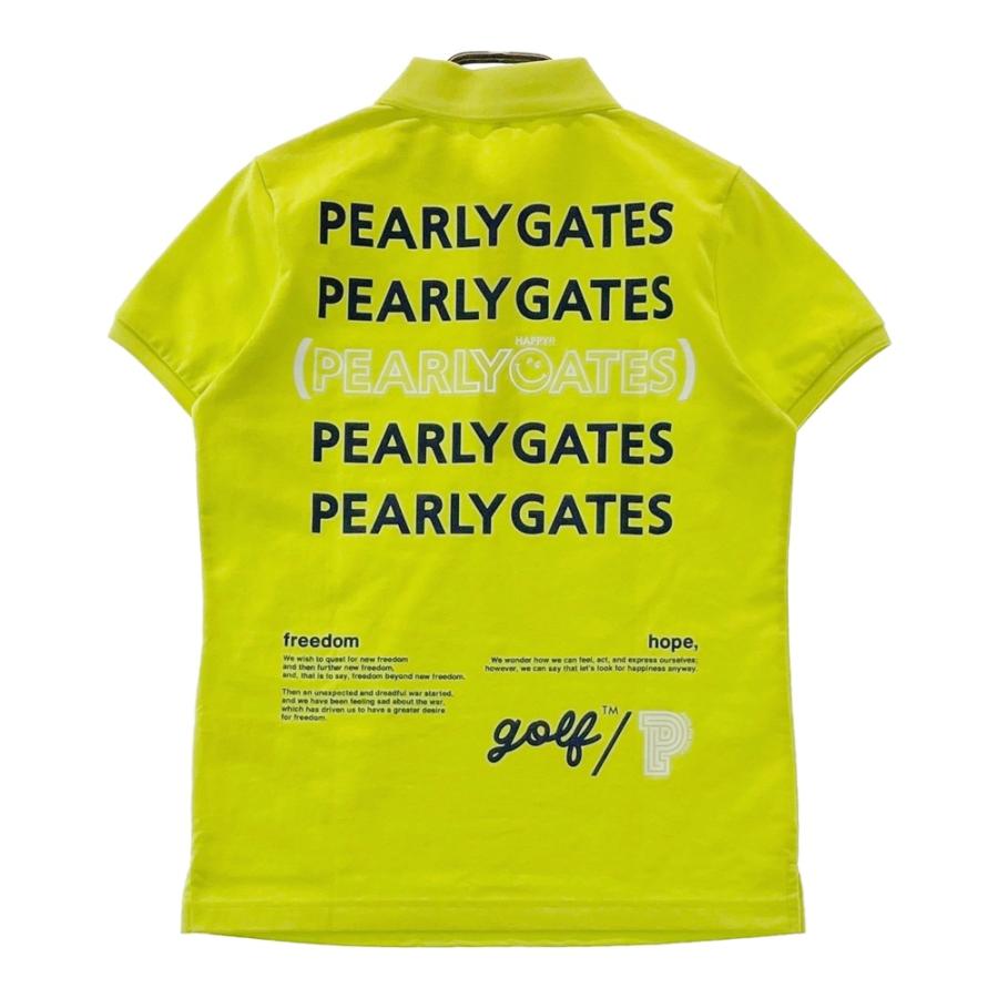 PEARLY GATES パーリーゲイツ 半袖ポロシャツ イエロー系 0 ゴルフ