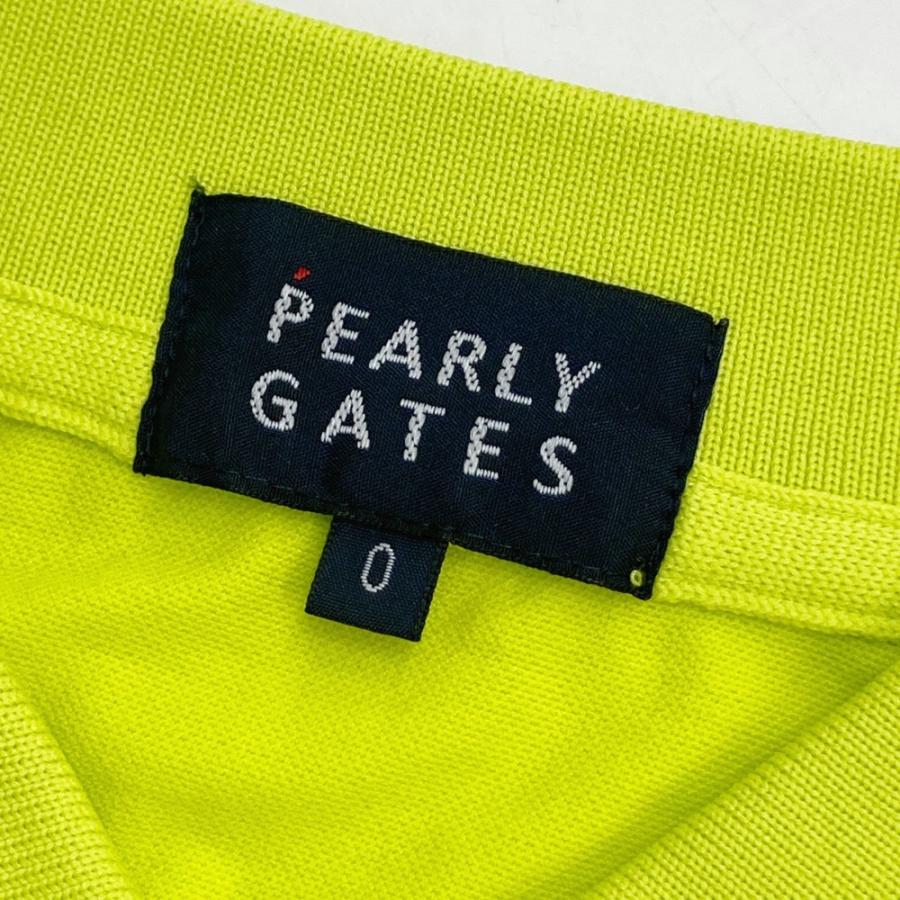 PEARLY GATES（パーリーゲイツ） 半袖ポロシャツ イエロー系 0 ゴルフ