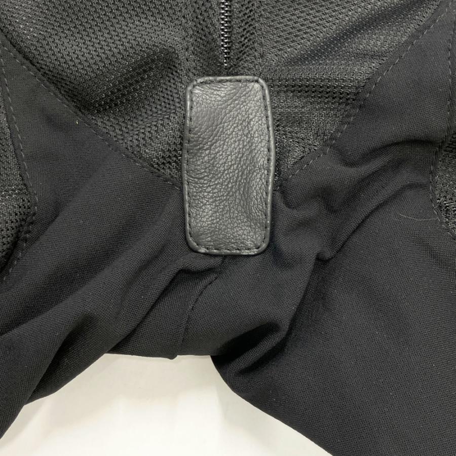 HYOD ヒョウドウ パンチングレザー メッシュパンツ ブラック系 M