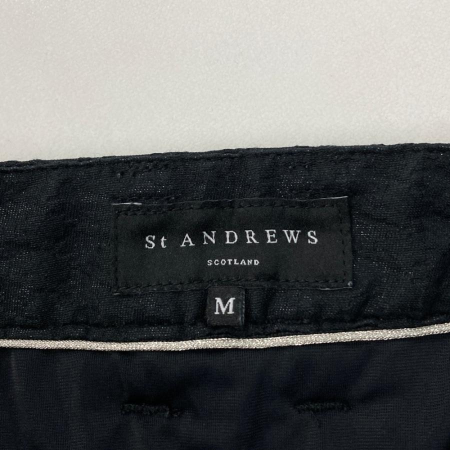 ST ANDREWS セントアンドリュース 裏地付 スカート ブラック系 M