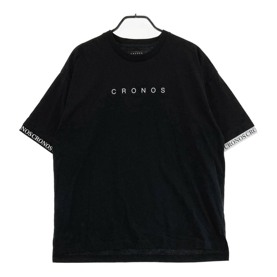 CRONOS 半袖 Tシャツ クロノス 新品！ Cronos CRONOS クロノス 半袖Tシャツ ブラック系 M メンズ : ブランド