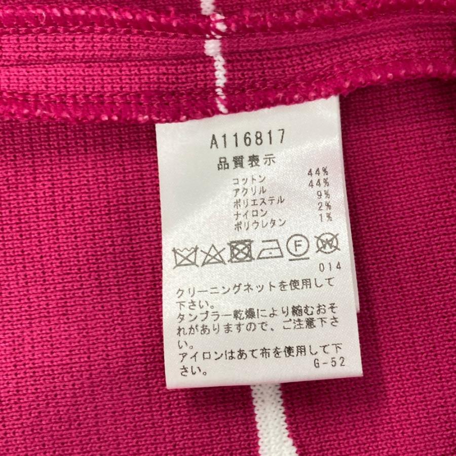 ARCHIVIO アルチビオ ニットスカート ボーダー柄 ピンク系 36 ゴルフ
