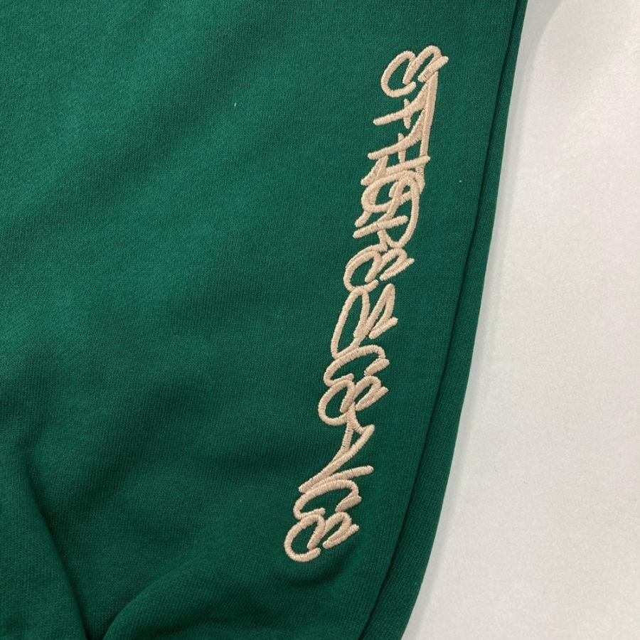 EFFLORESCENCE ロゴ スウェット セットアップSサイズ　グリーン 新品】EFFLORESCENCE エフロレッセンス ; スウェット ジョガーパンツ