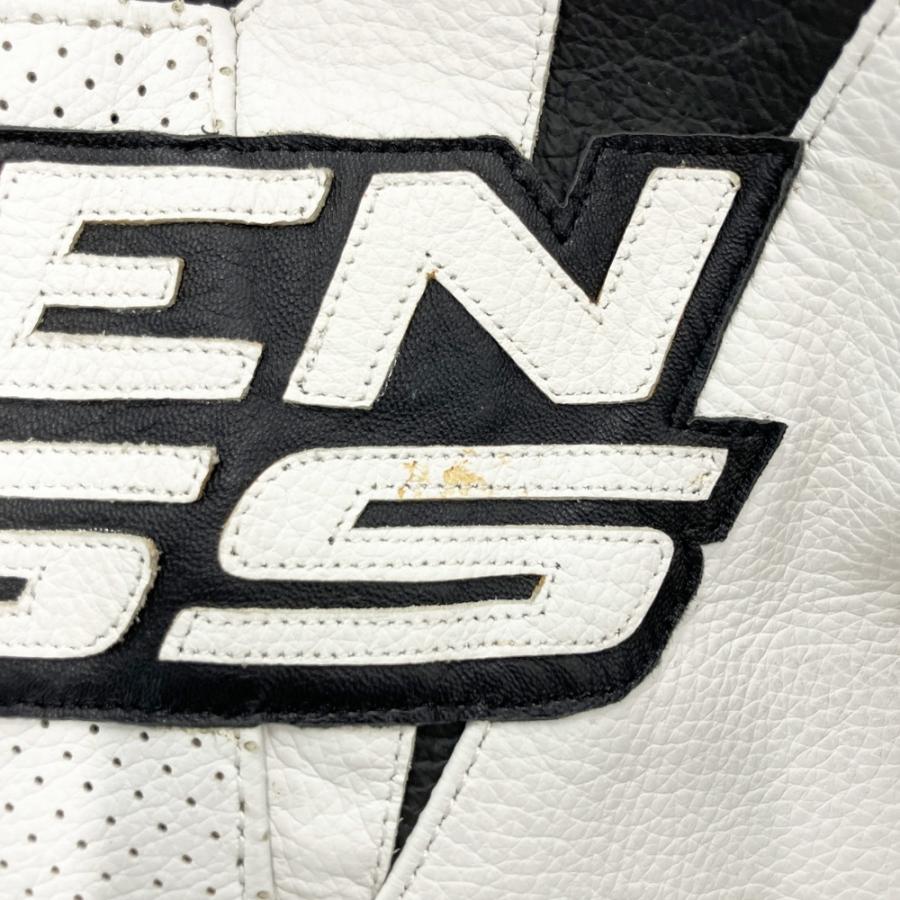 アレンネス（Arlen Ness） レザージャケット ホワイト系 48 バイク