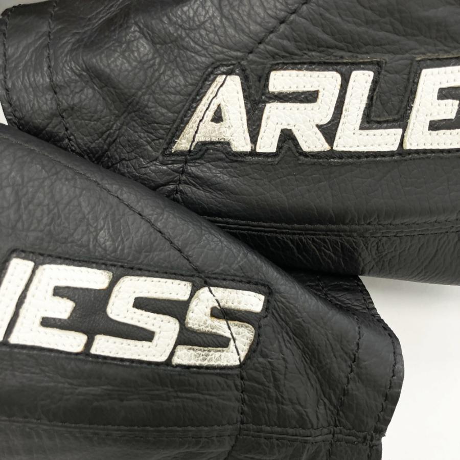 アレンネス（Arlen Ness） レザージャケット ホワイト系 48 バイク
