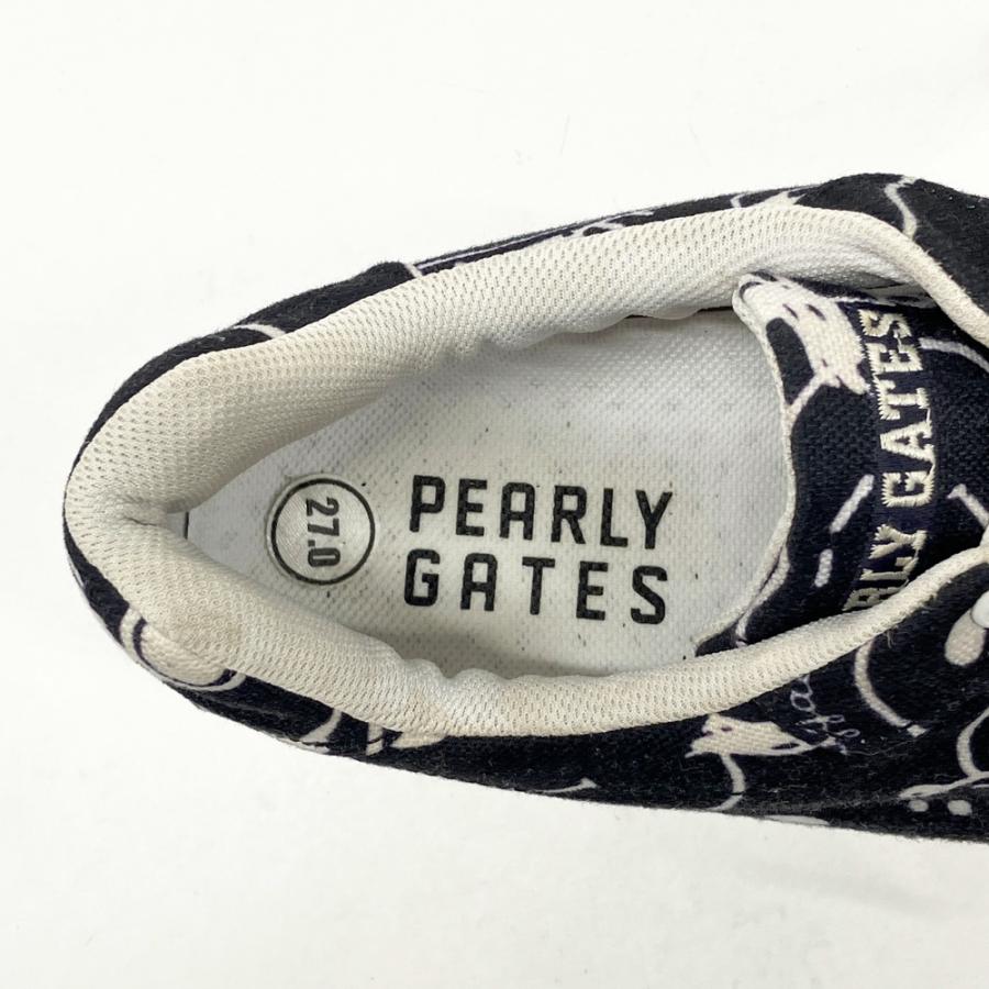 PEARLY GATES パーリーゲイツ ×PEANUTS ゴルフシューズ スヌーピー総柄